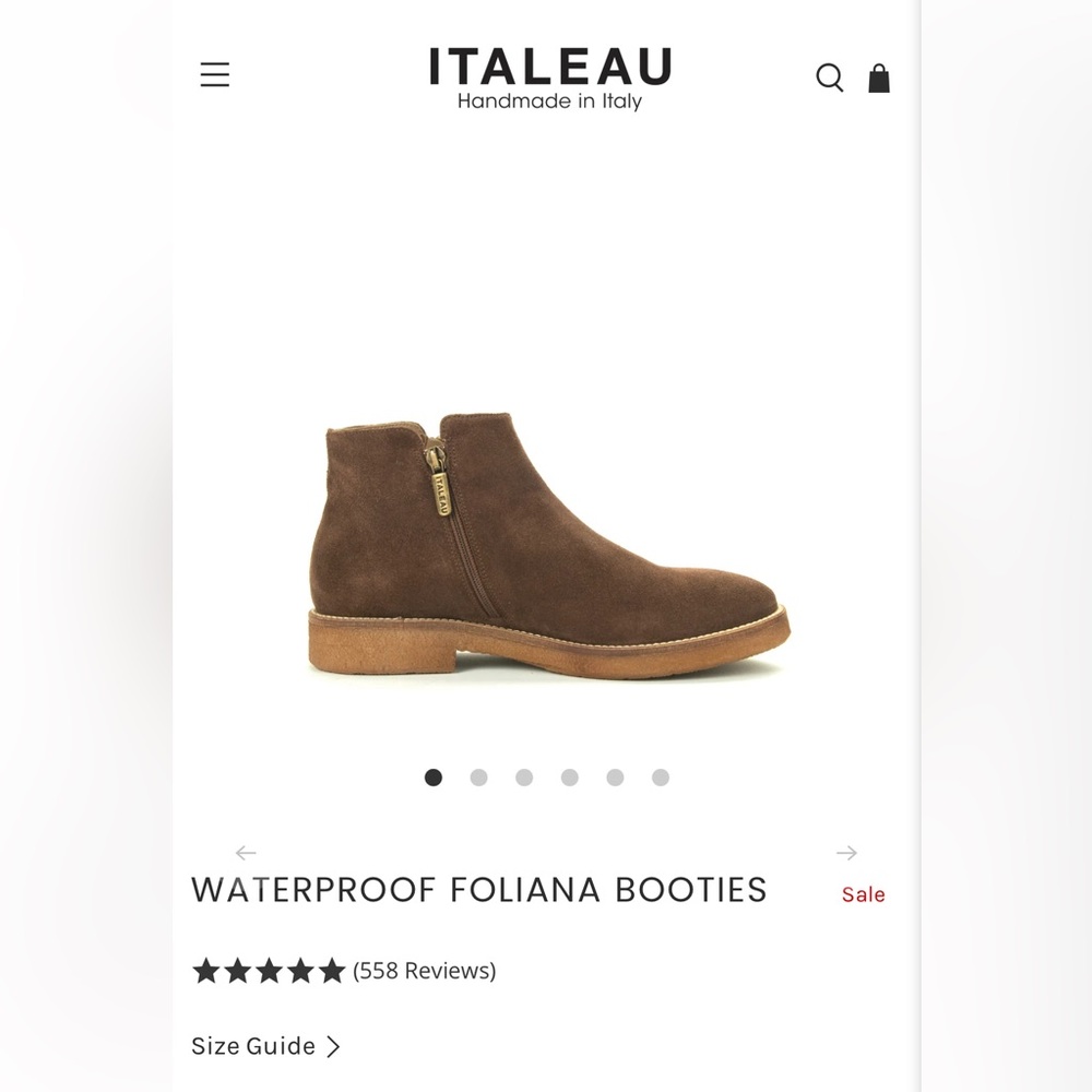 Gorgeous suede booties handmade in Italy. Incredible cushioned insole.
